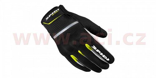 rukavice FLASH CE, SPIDI (černé/žluté fluo)